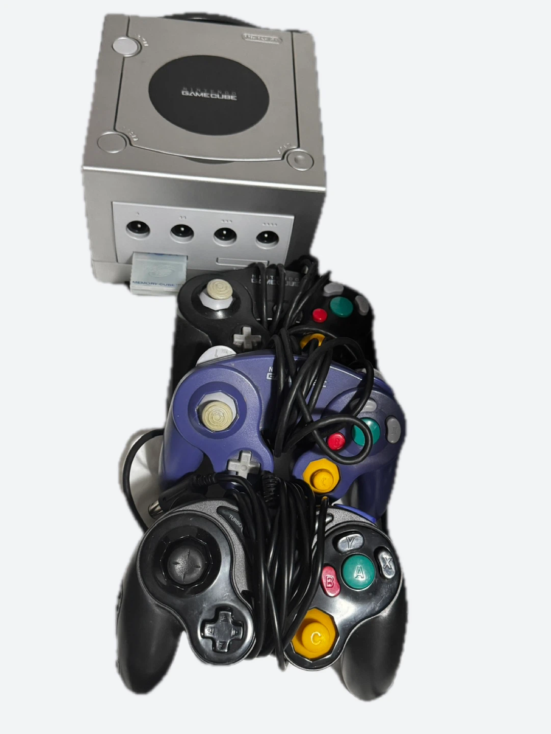 Nintendo GameCube Console with 4 Controllers