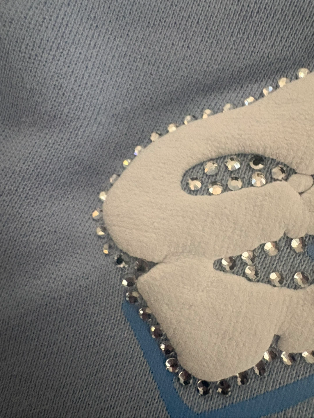 Spider baby blue men’s small hoodie