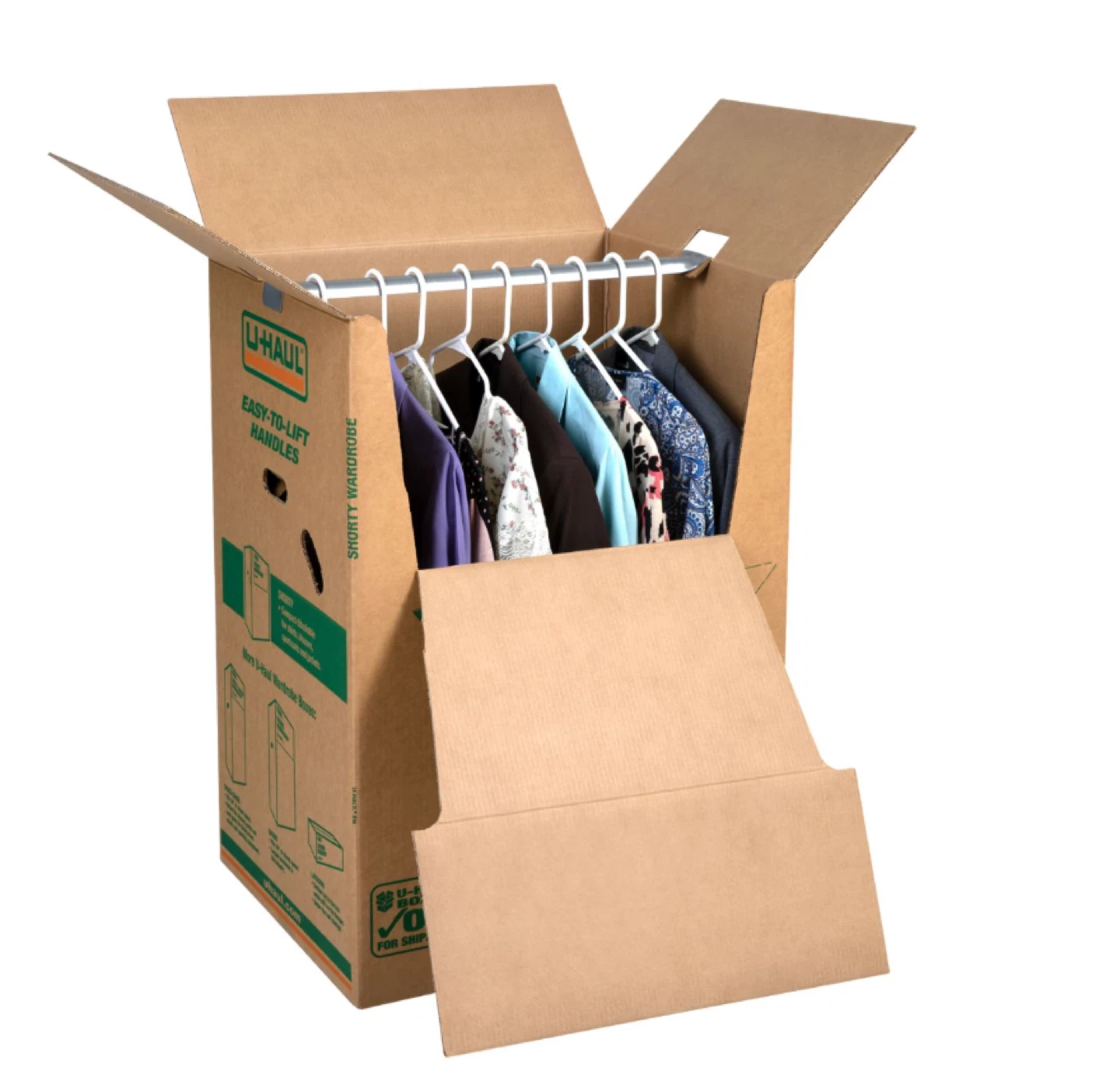 U-Haul Wardrobe Moving Box with Hanging Bar - photo 2