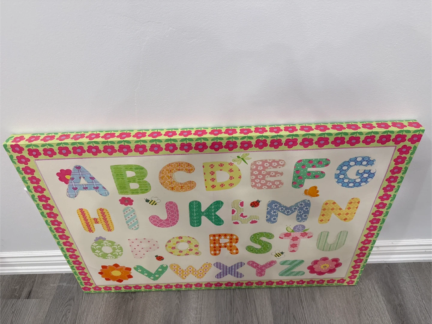 Alphabet Wall Art for Kids 36” W x 24” H - photo 3