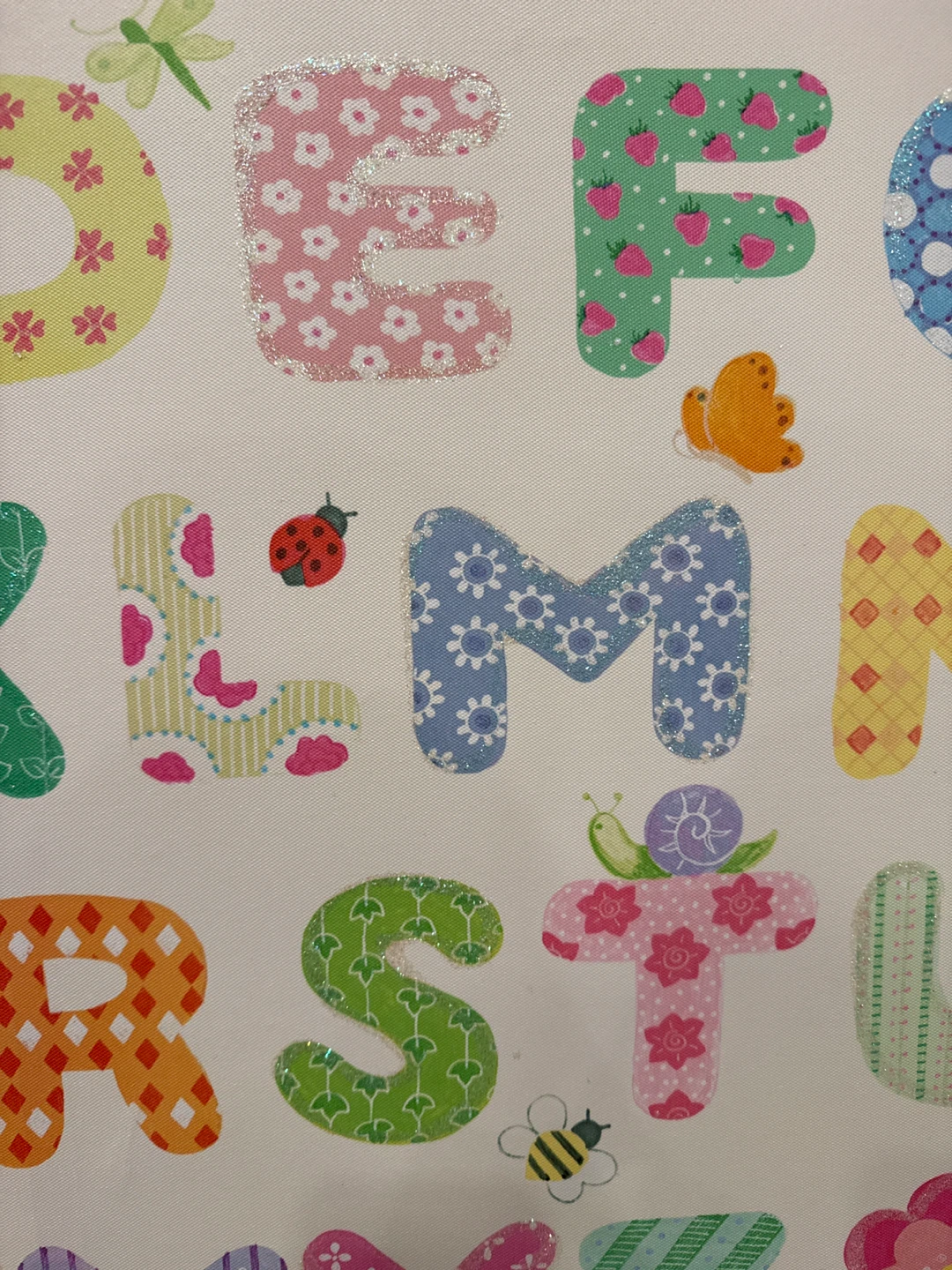 Alphabet Wall Art for Kids 36” W x 24” H - photo 2
