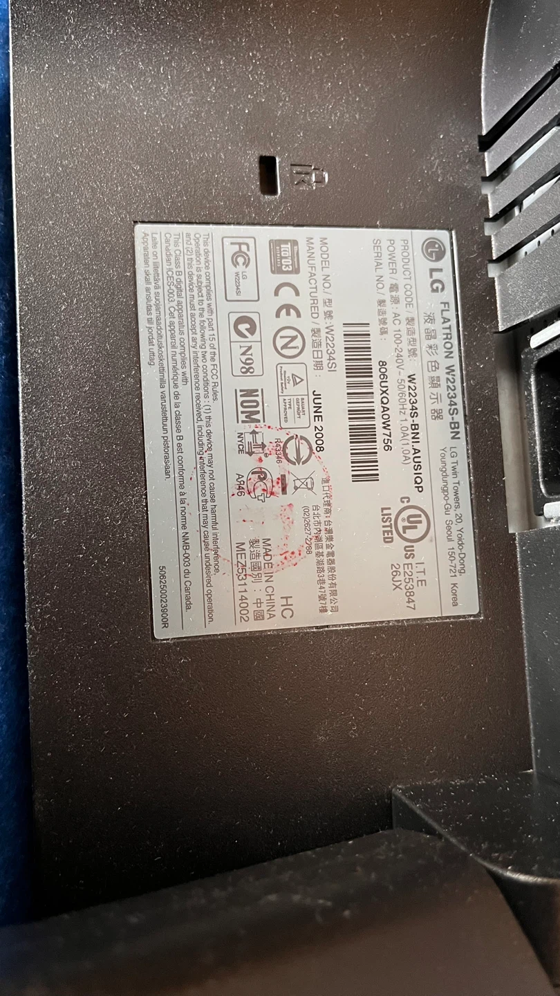 LG Flatron W2245S-BN Monitor - photo 2