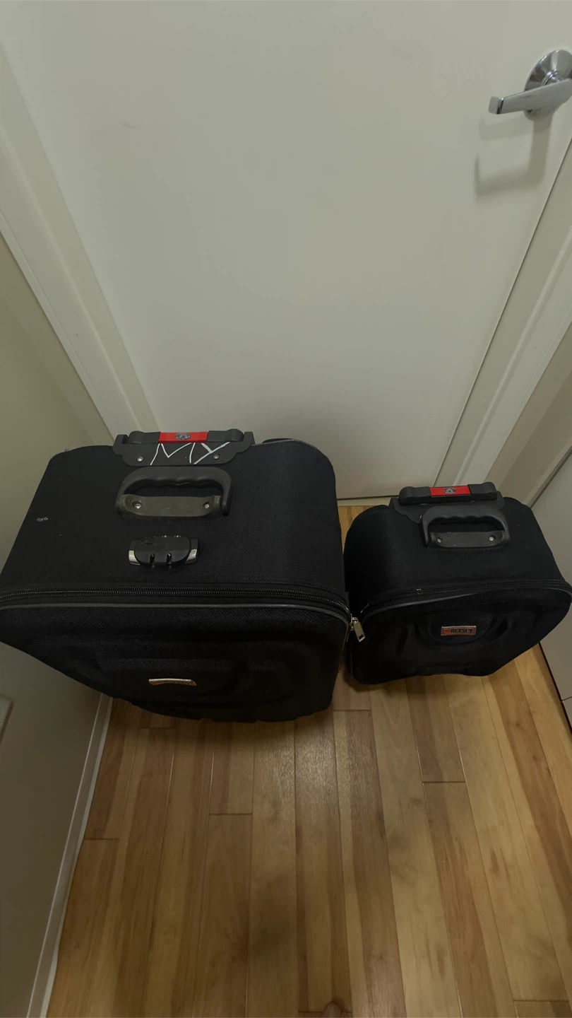 Delsey Luggage Set - 2 Black Suitcases - photo 2