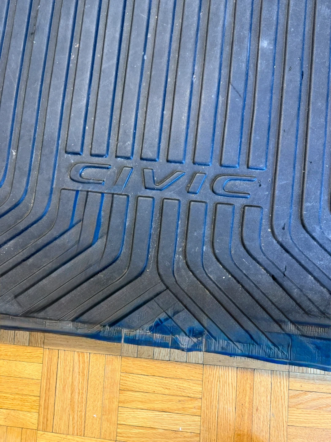 Honda Civic Floor Mats - Black Rubber - photo 2