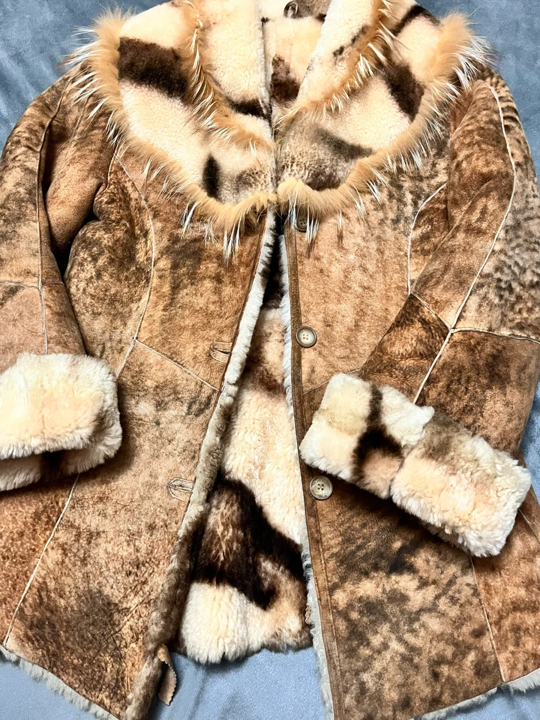 Vintage Genuine Fur Coat - Medium