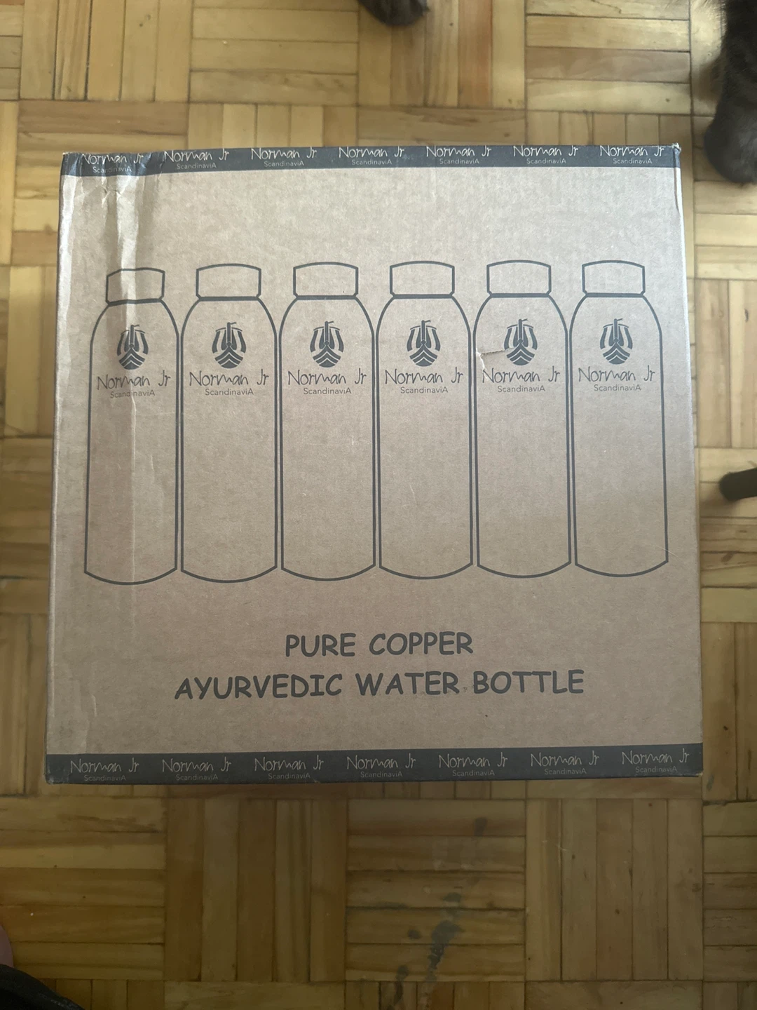 Norman Jr Pure Copper Ayurvedic Water Bottles (Set of 6) - photo 4
