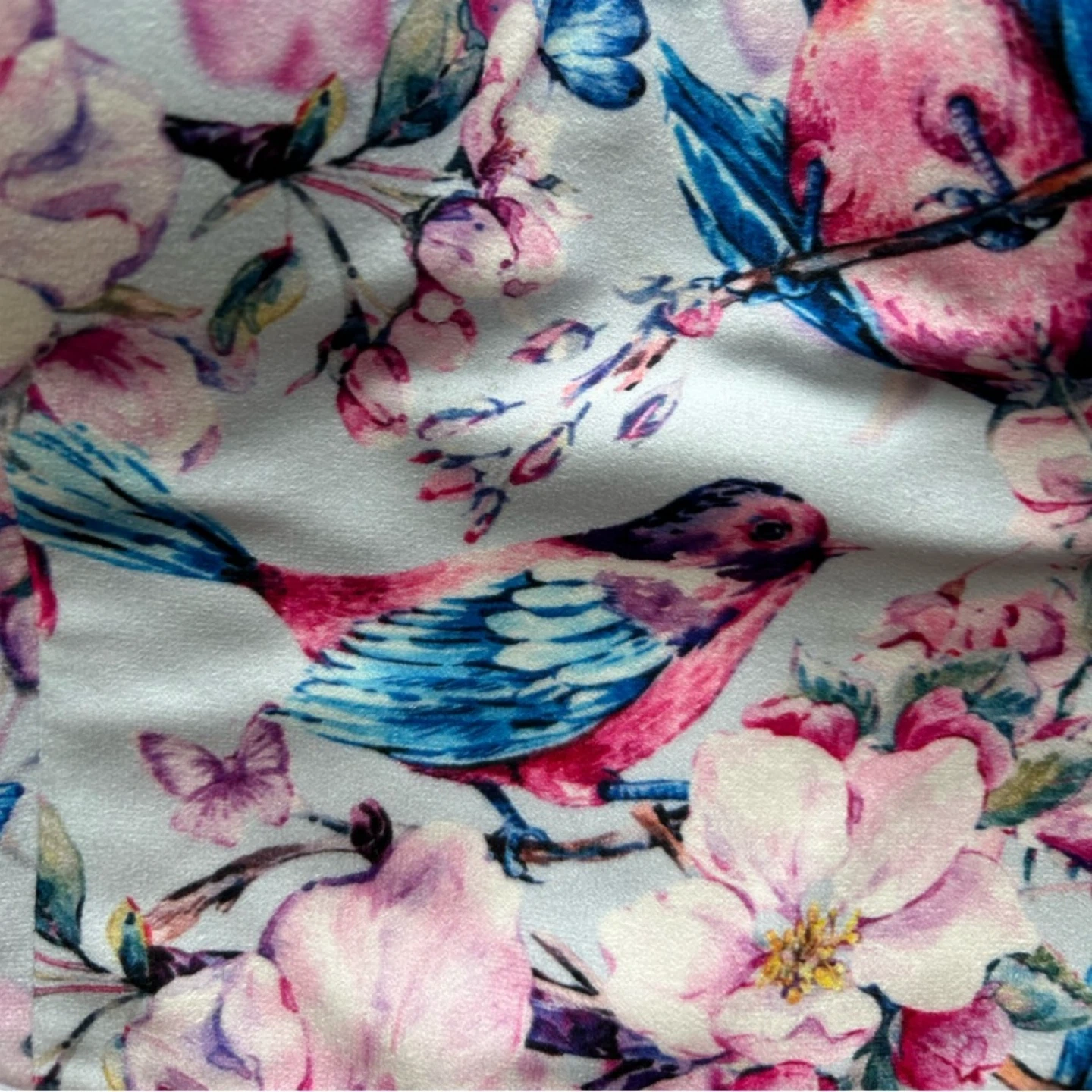 Floral and Bird Print Corset Top- Sizes S and M - photo 4