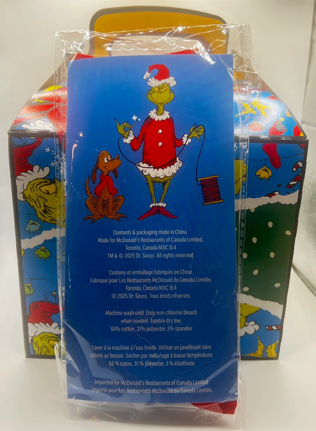 McDonald’s grinch socks sealed - photo 2