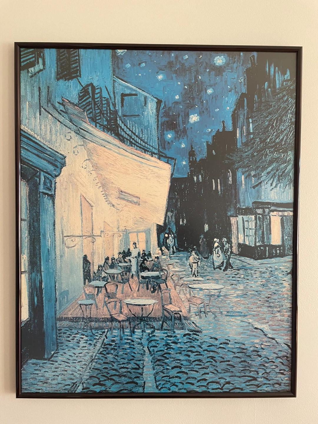 Vincent Van Gogh "Cafe Terrace at Night" Framed Print