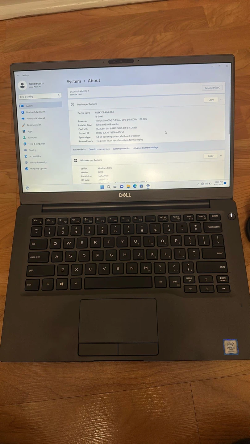 Dell Latitude 7400 Laptop - photo 5