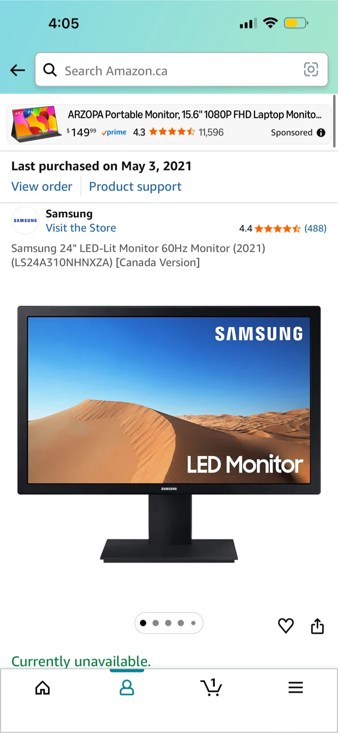 Samsung 24" LED-Lit Monitor - LS24A310NHNXZA - photo 3