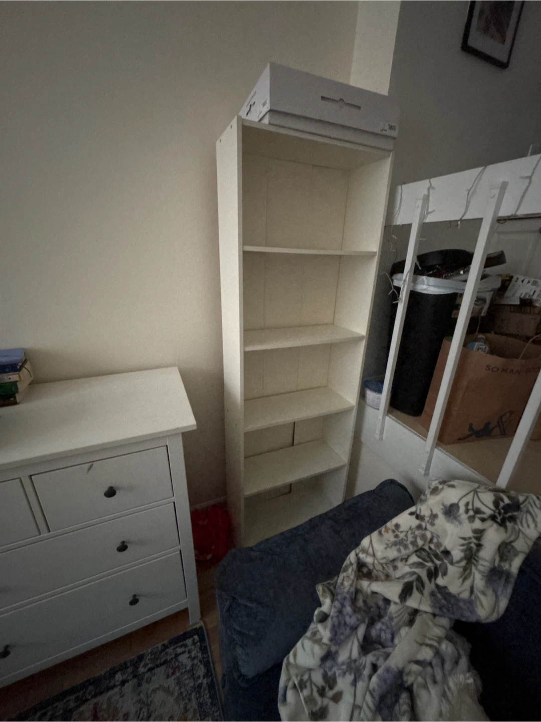 Ikea Billy Bookshelf White 5-Shelf Bookcase