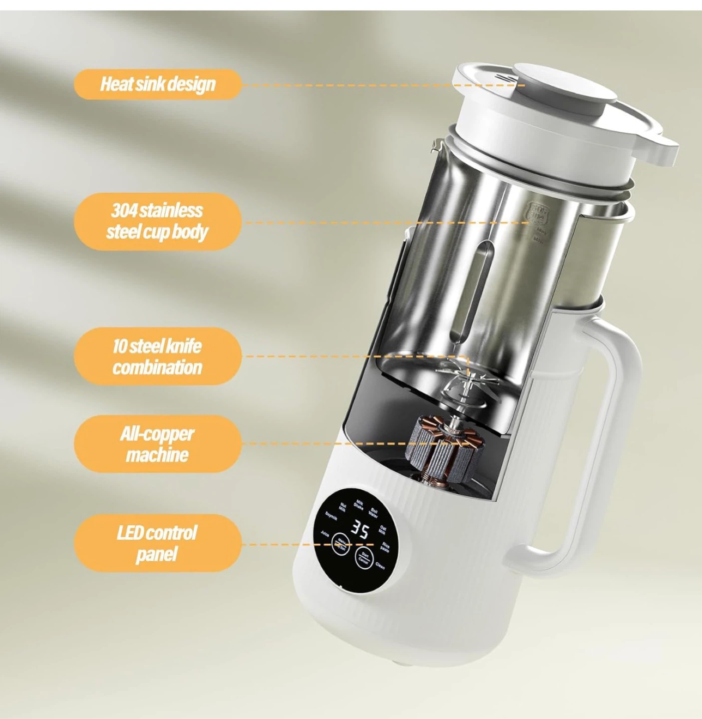 AGREEA SoyMilk Maker HB-B10KW1 - photo 5