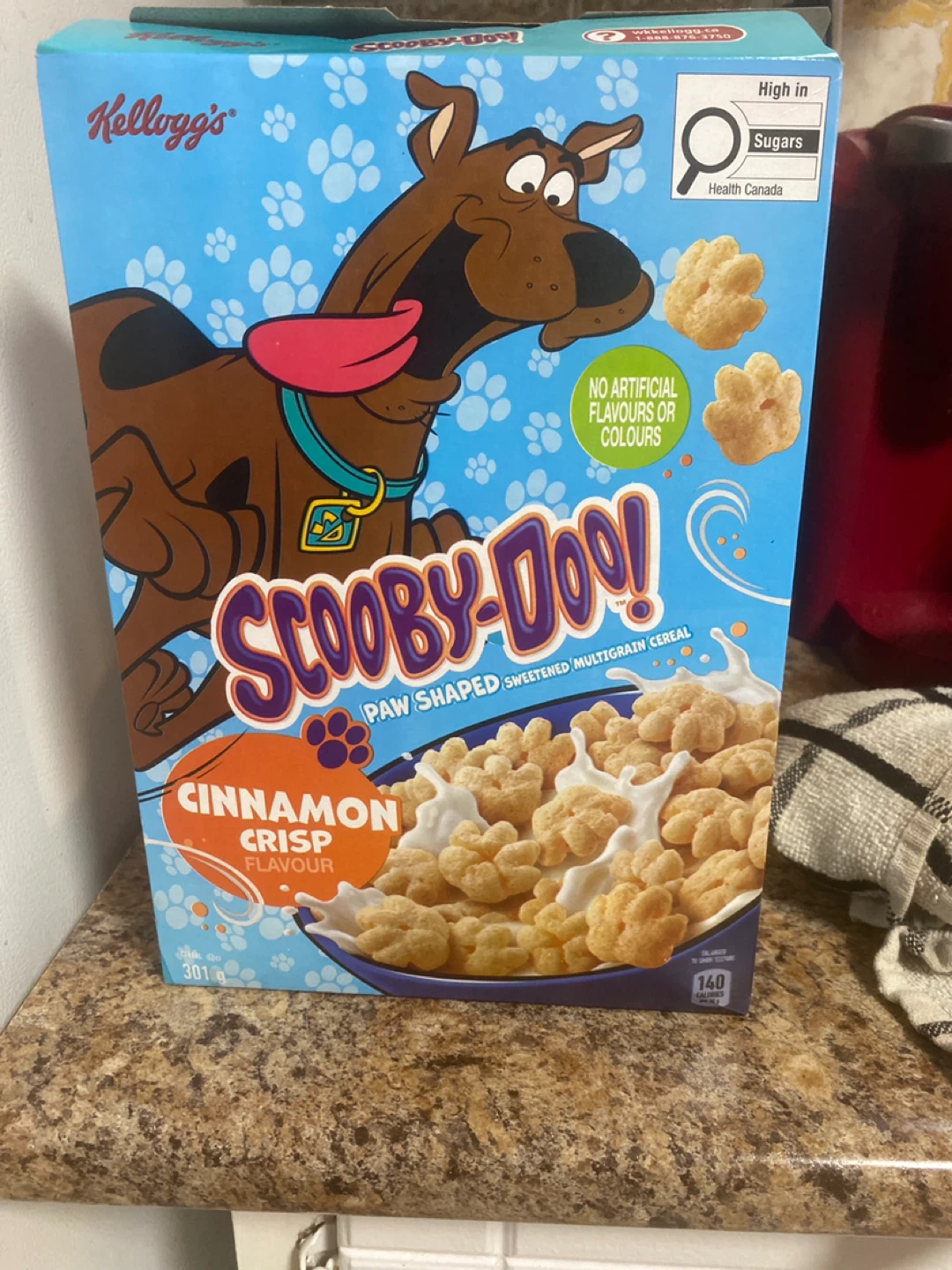 Kellogg's Scooby-Doo! Cinnamon Crisp Multigrain Cereal