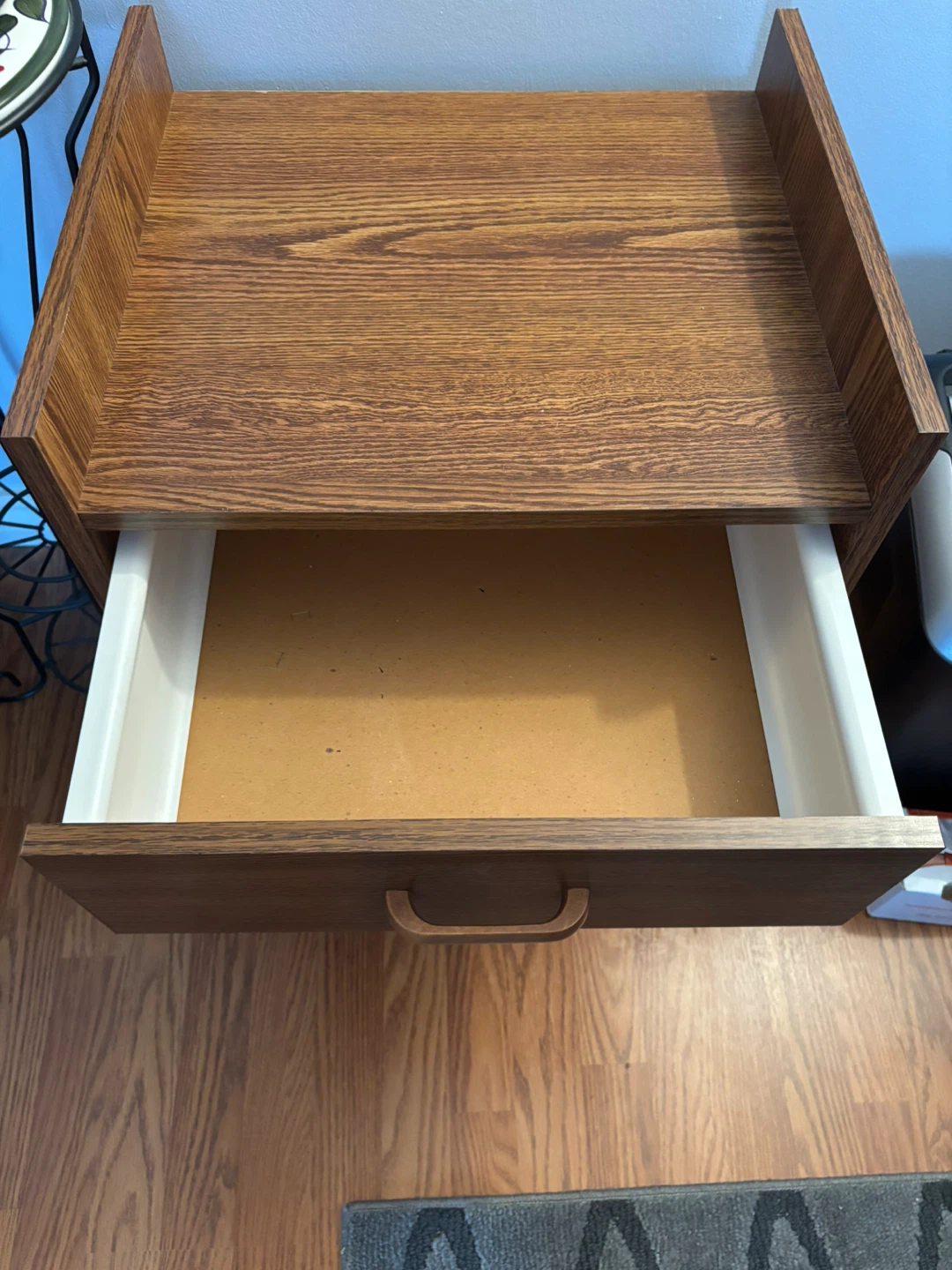 Brown Wooden Desk with Hutch - photo 4