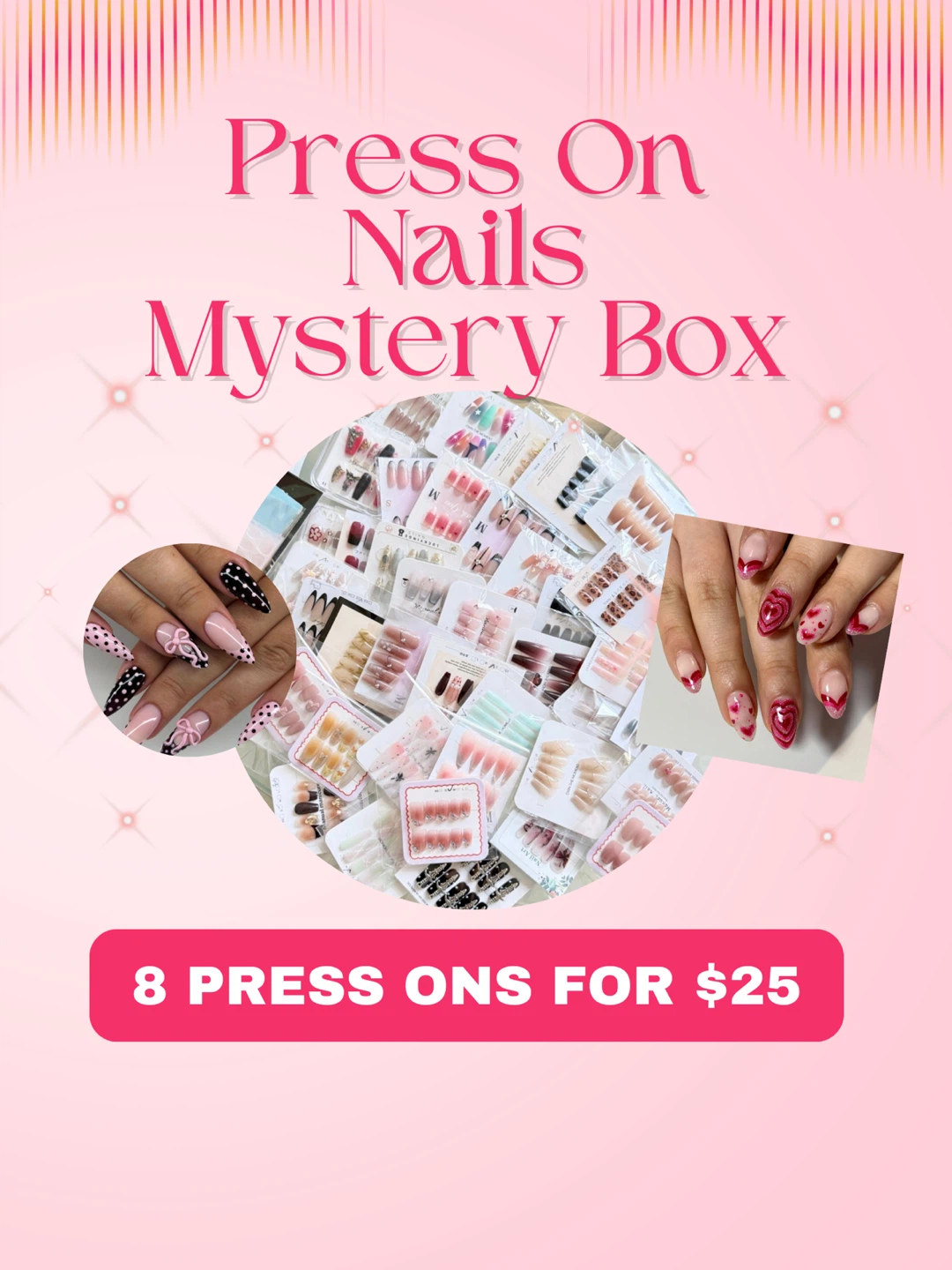 Press On Nails Mystery Box