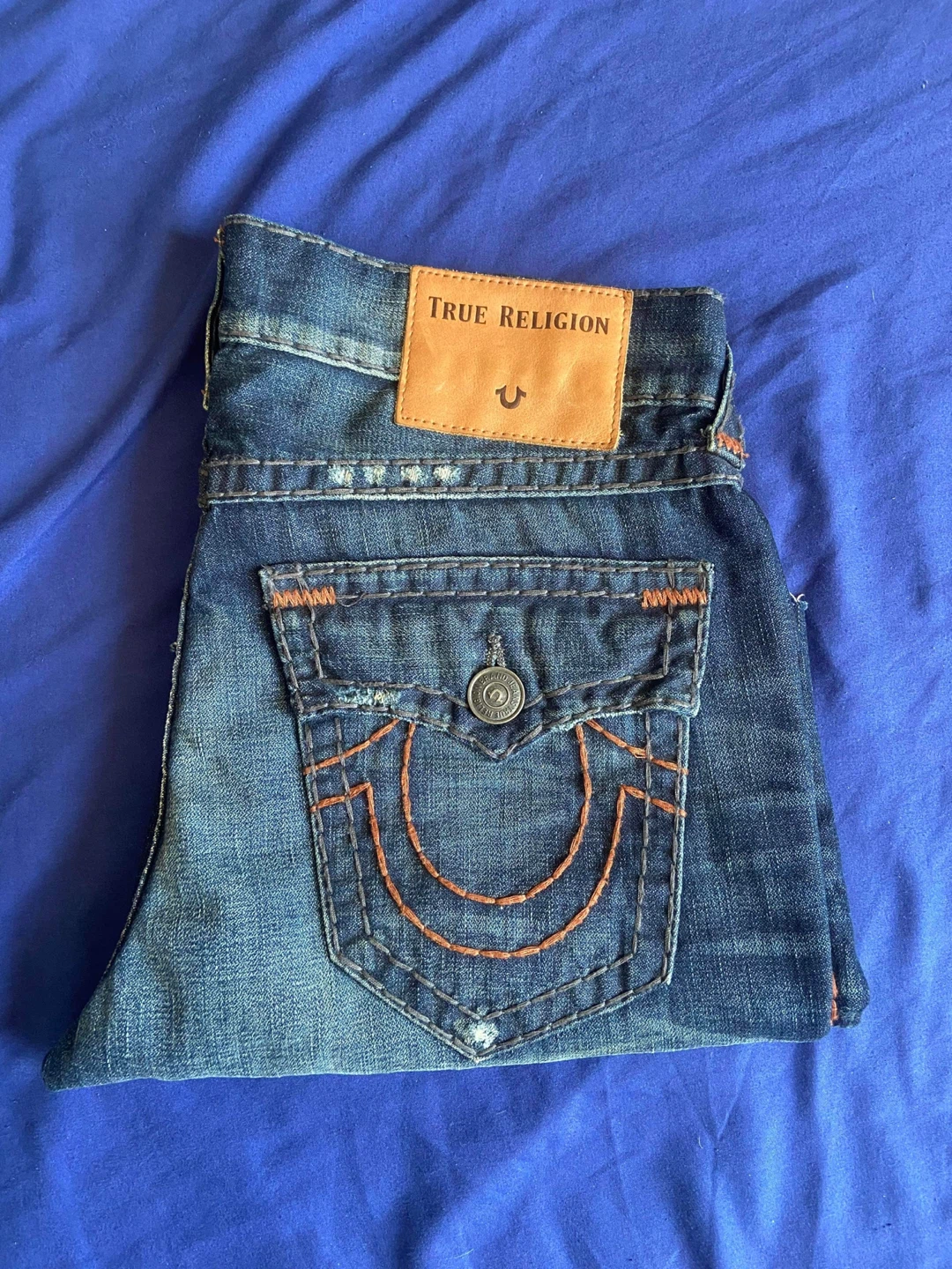 Men’s True Religion Ricky Straight Fit Super T Cut off Shorts