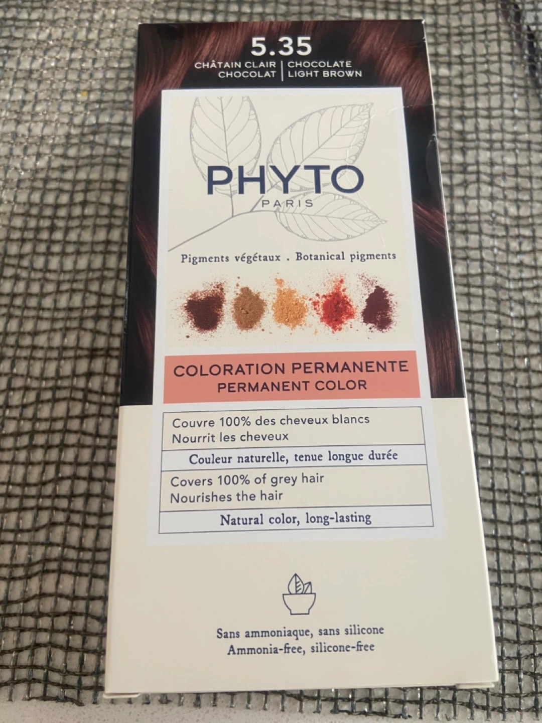 Phyto Paris 5.35 Chocolate Light Brown Permanent Hair Color