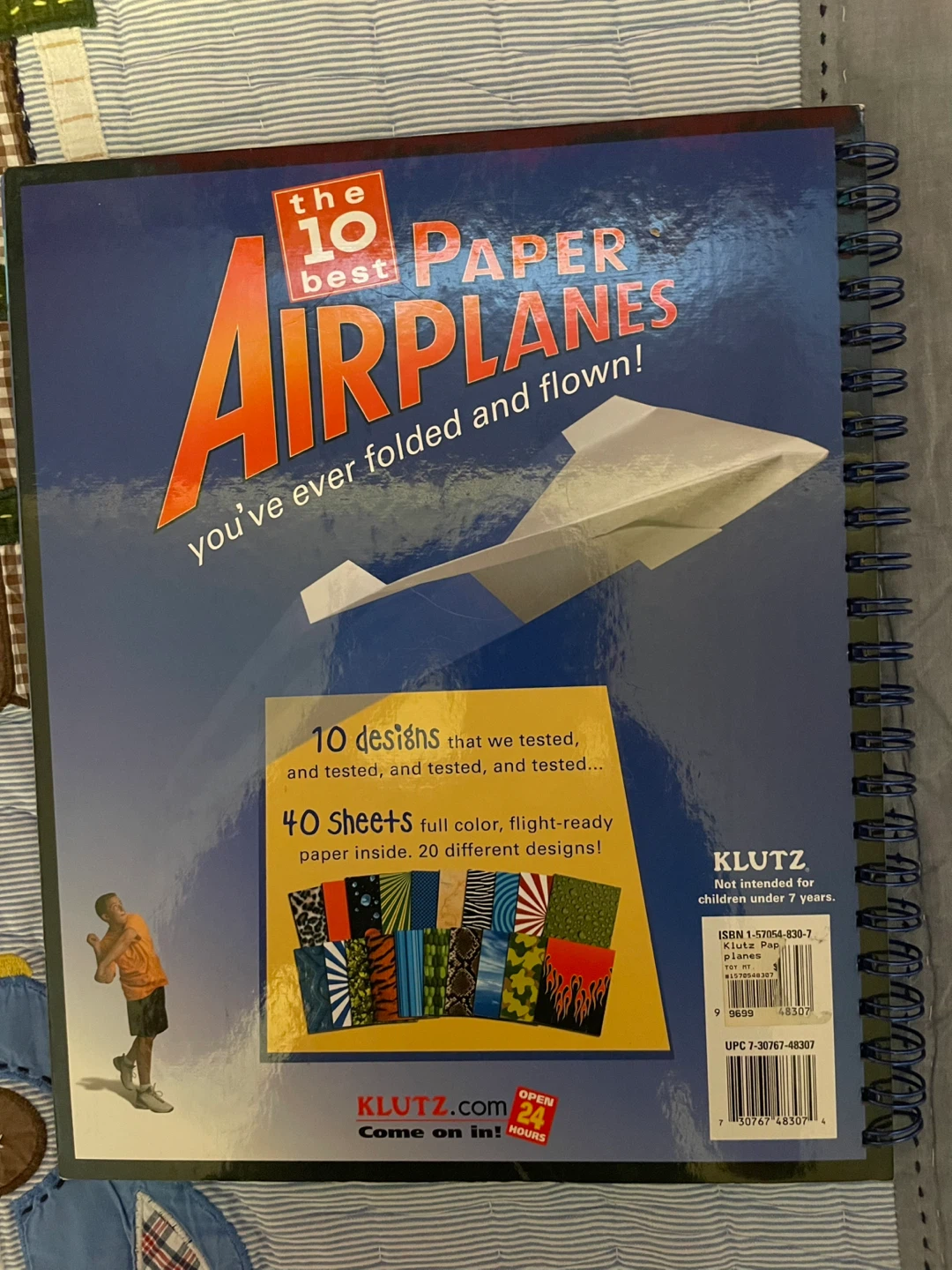 Klutz The 10 Best Paper Airplanes Book - photo 2