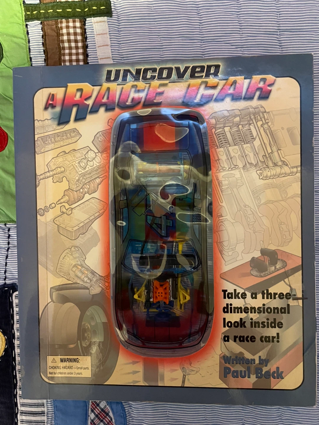 Uncover A Race Car Book with 3D Model - photo 3