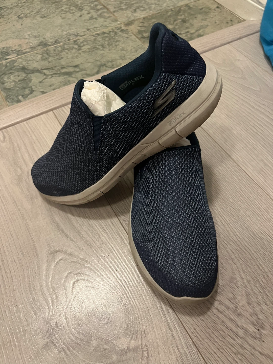 Skechers Go Walk women Slip-On Shoes Navy Size 8.5 - photo 2