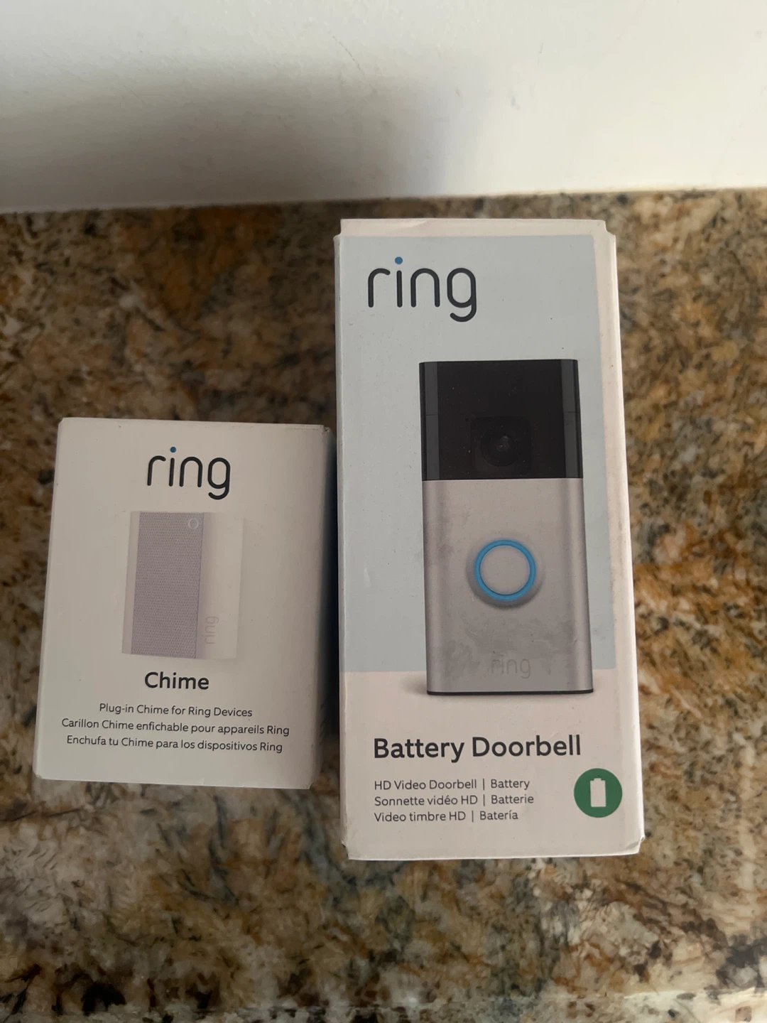 Ring Battery Doorbell and Chime