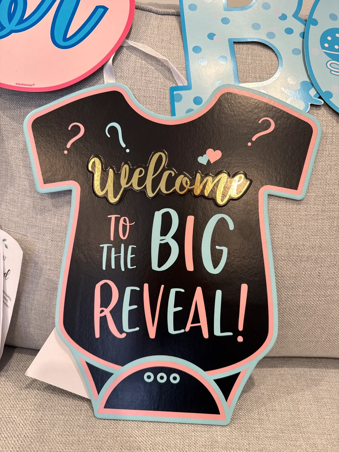 Baby Shower Gender Reveal Party Decor & Games Set - photo 4