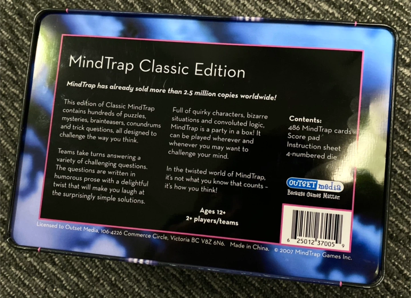 New in Box! MindTrap Classic Edition - photo 3