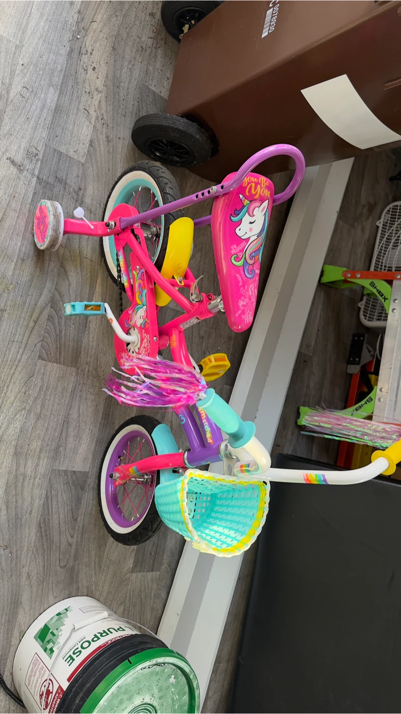 Girls Pink Unicorn Tricycle - photo 2