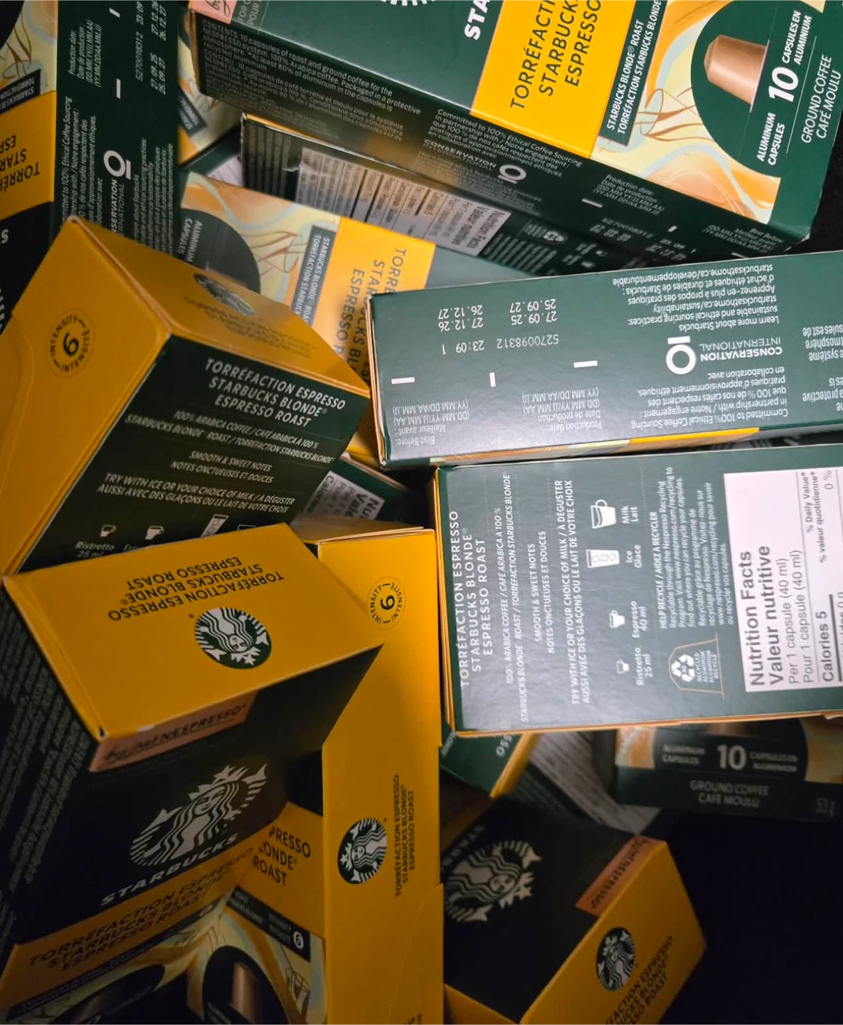 Starbucks Nespresso Coffee Pods - Various Flavours