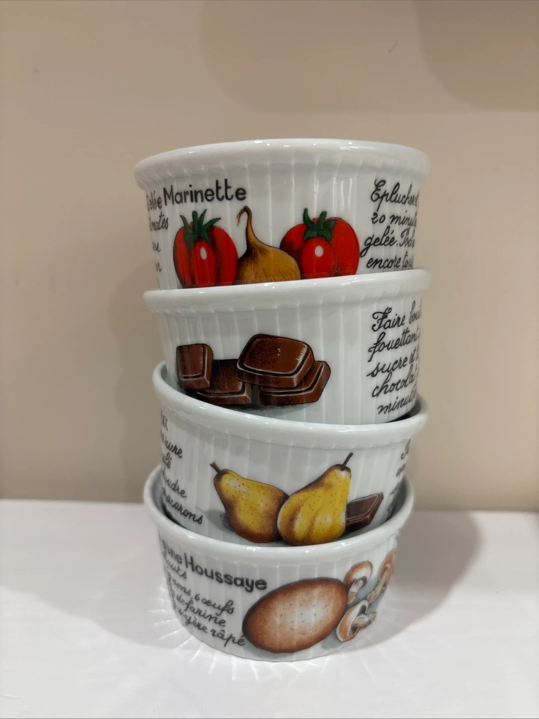 *NEW* Pillivuyt France Ramekins Set