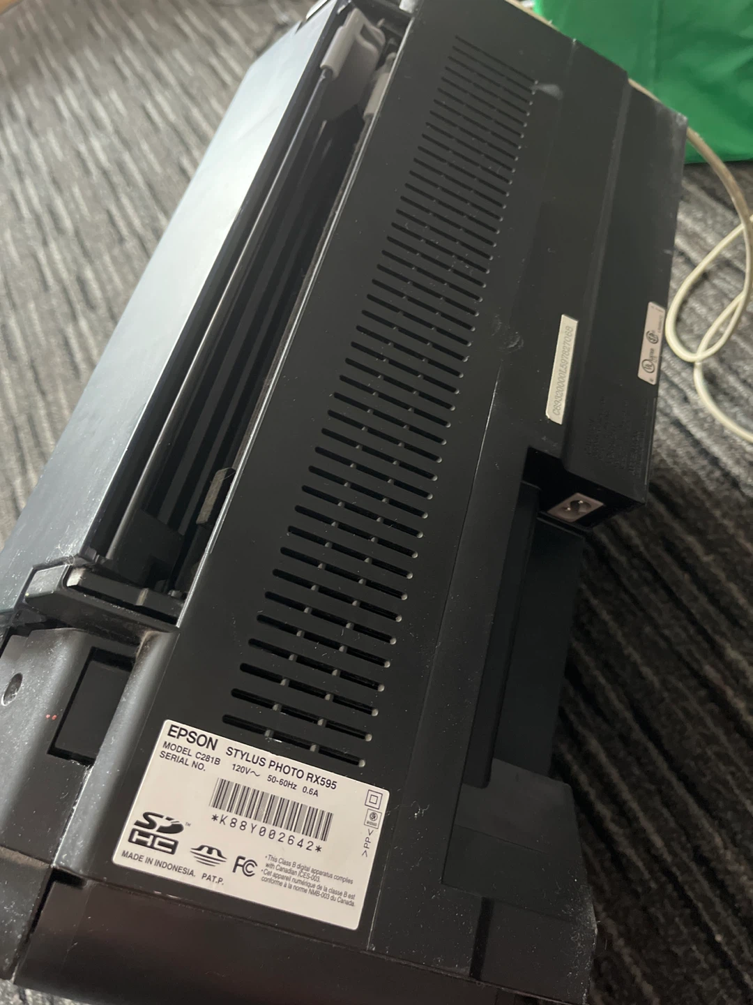 Epson Stylus Photo RX595 All-in-One Printer Scanner - photo 3