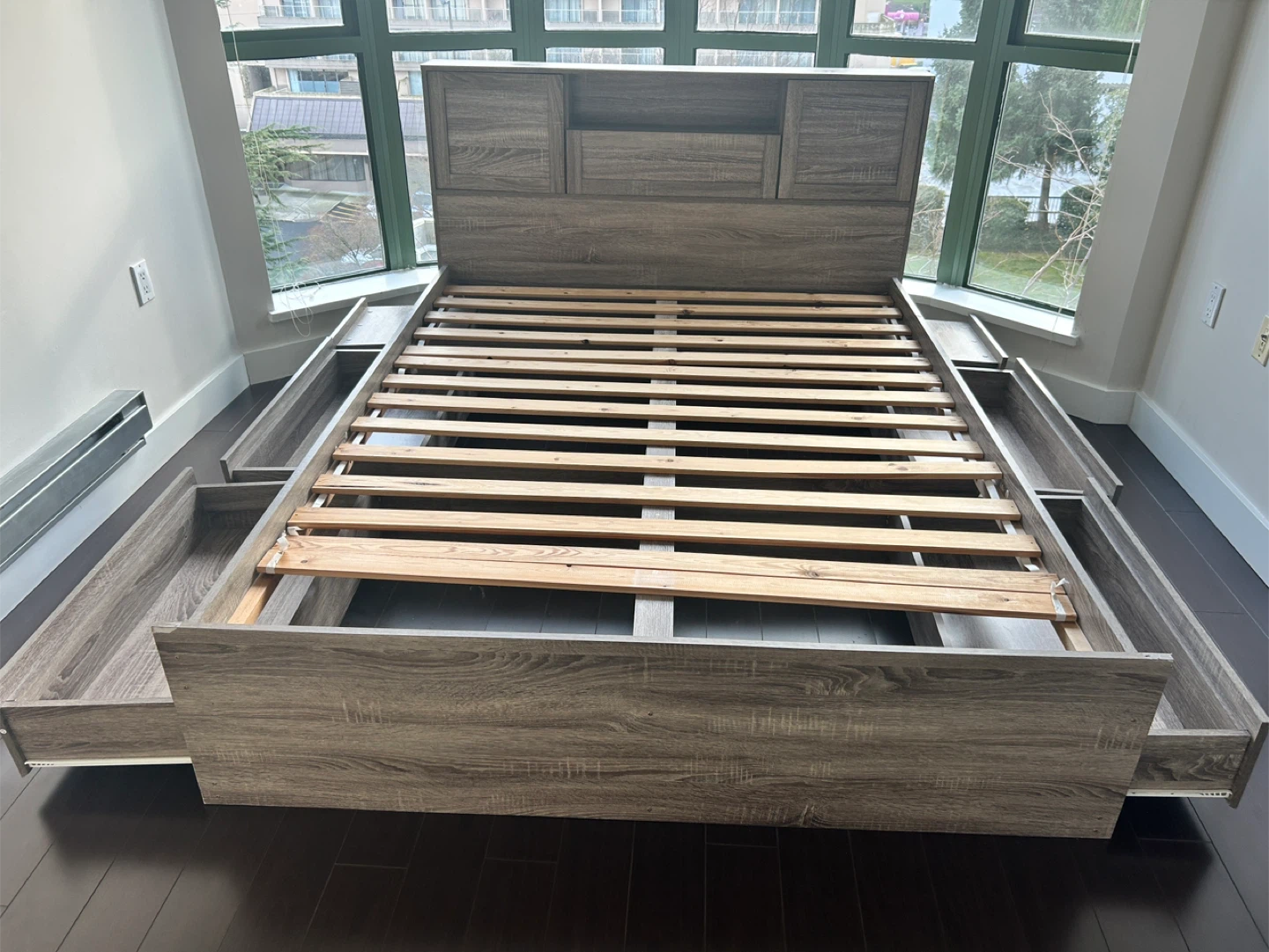 Queen Size Storage Bed Frame - photo 5