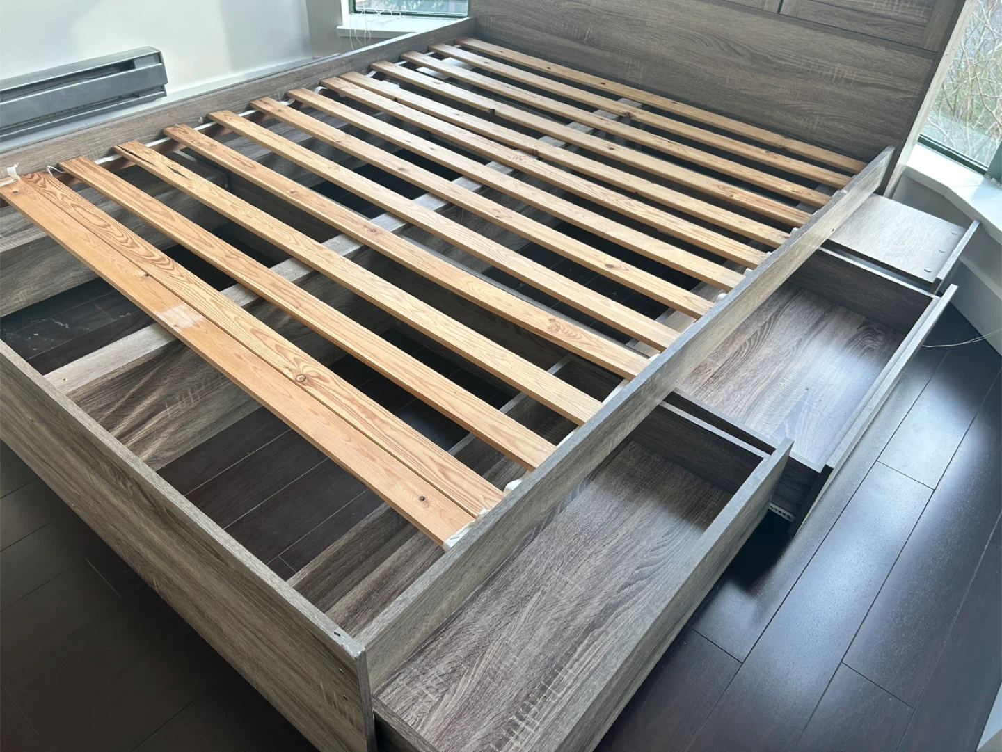 Queen Size Storage Bed Frame - photo 3