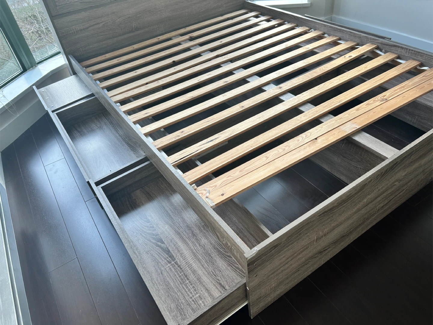Queen Size Storage Bed Frame - photo 4