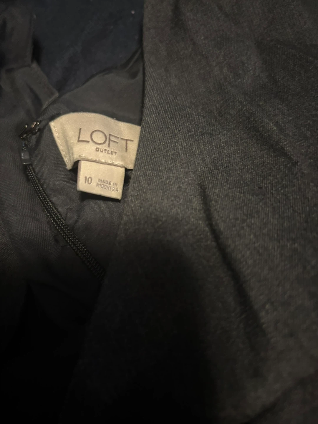 LOFT Outlet Women's Grey Jumpsuit Size 10 - photo 2