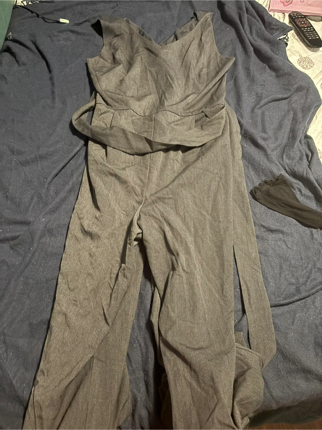 LOFT Outlet Women's Grey Jumpsuit Size 10