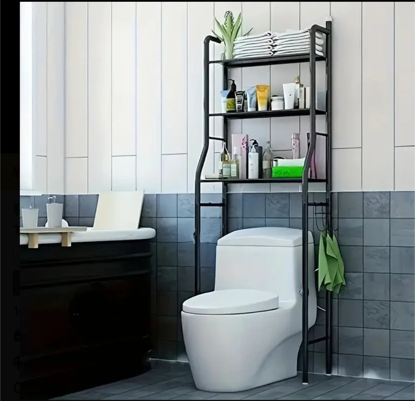NEW IN BOX Over-the-Toilet Storage Shelf Unit - 160cm Tall