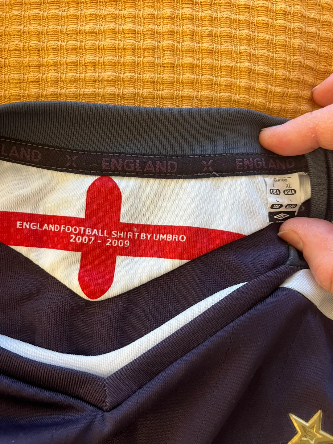 England Football Shirt by Umbro 2007-2009 - photo 2