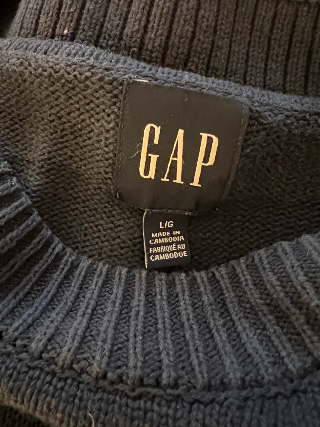 GAP Women’s Dark Navy Crewneck Sweater - photo 2