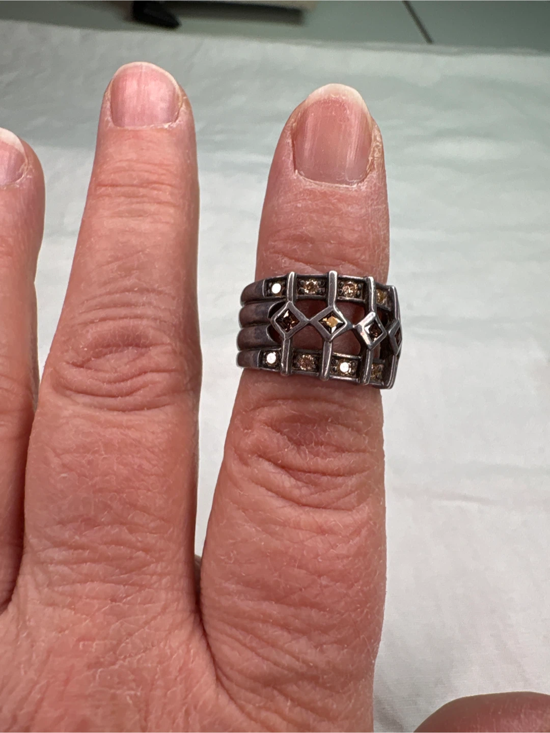 Fancy Sterling Silver Ring