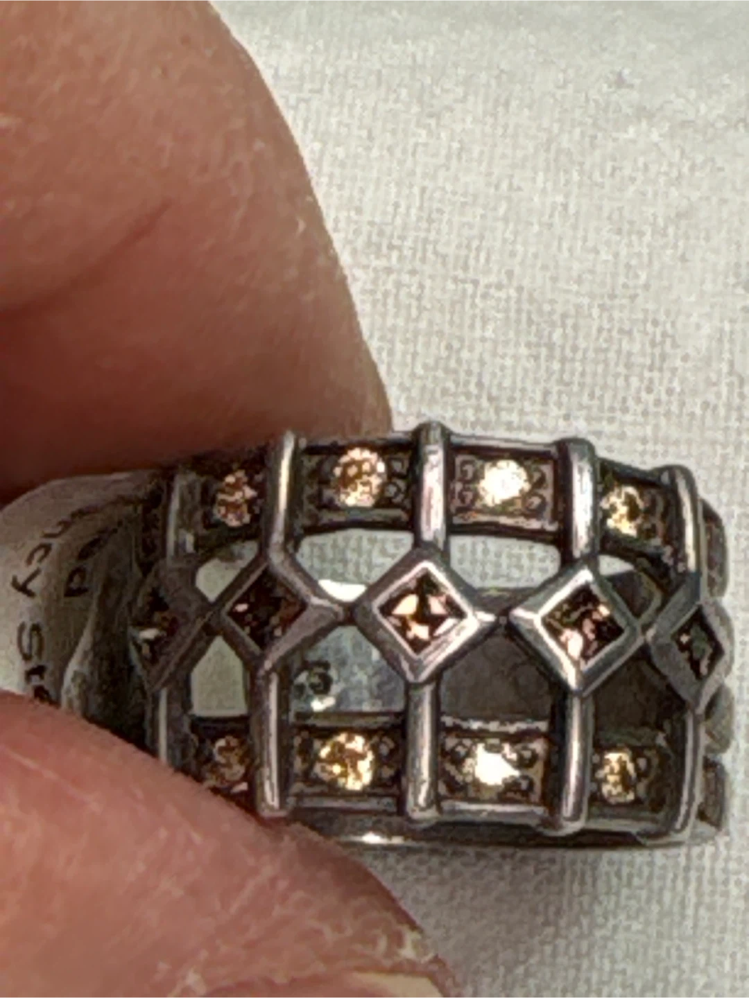 Fancy Sterling Silver Ring - photo 3