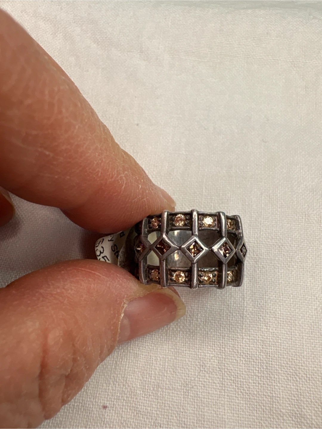 Fancy Sterling Silver Ring - photo 4