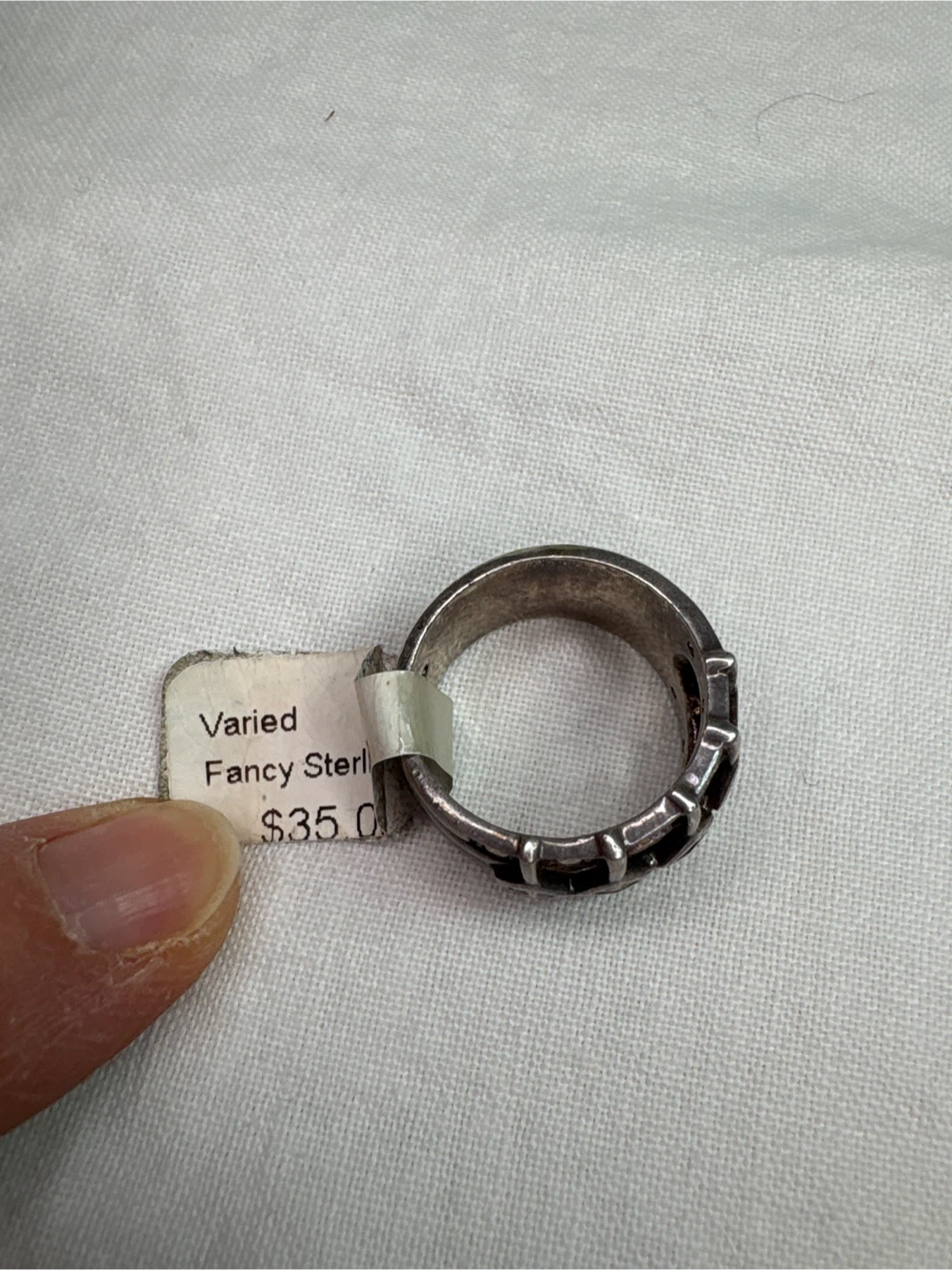 Fancy Sterling Silver Ring - photo 2