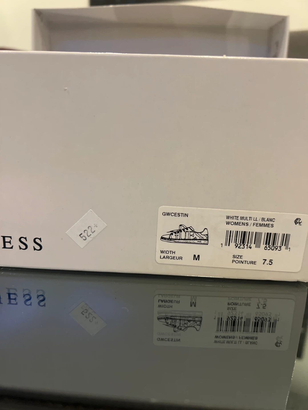Guess White Women's Sneakers Size 7.5 - photo 2