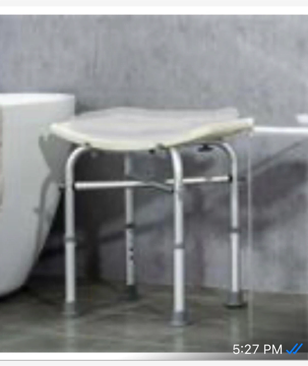 Adjustable Bath Shower Stool - photo 2