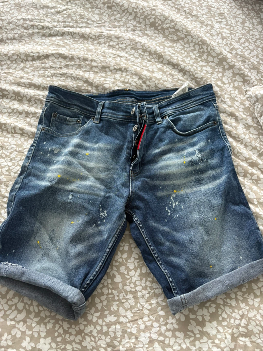 DSQUARED2 Distressed Denim Shorts