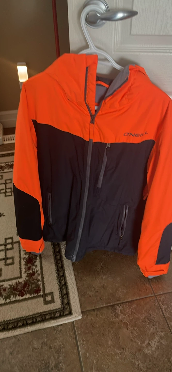 O'Neill Orange and Black Jacket