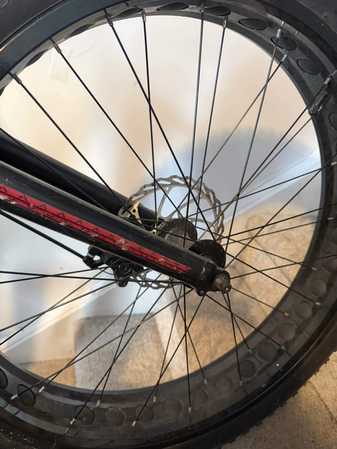 Red Fat Tire Mountain Bike - Big Fatty 26"