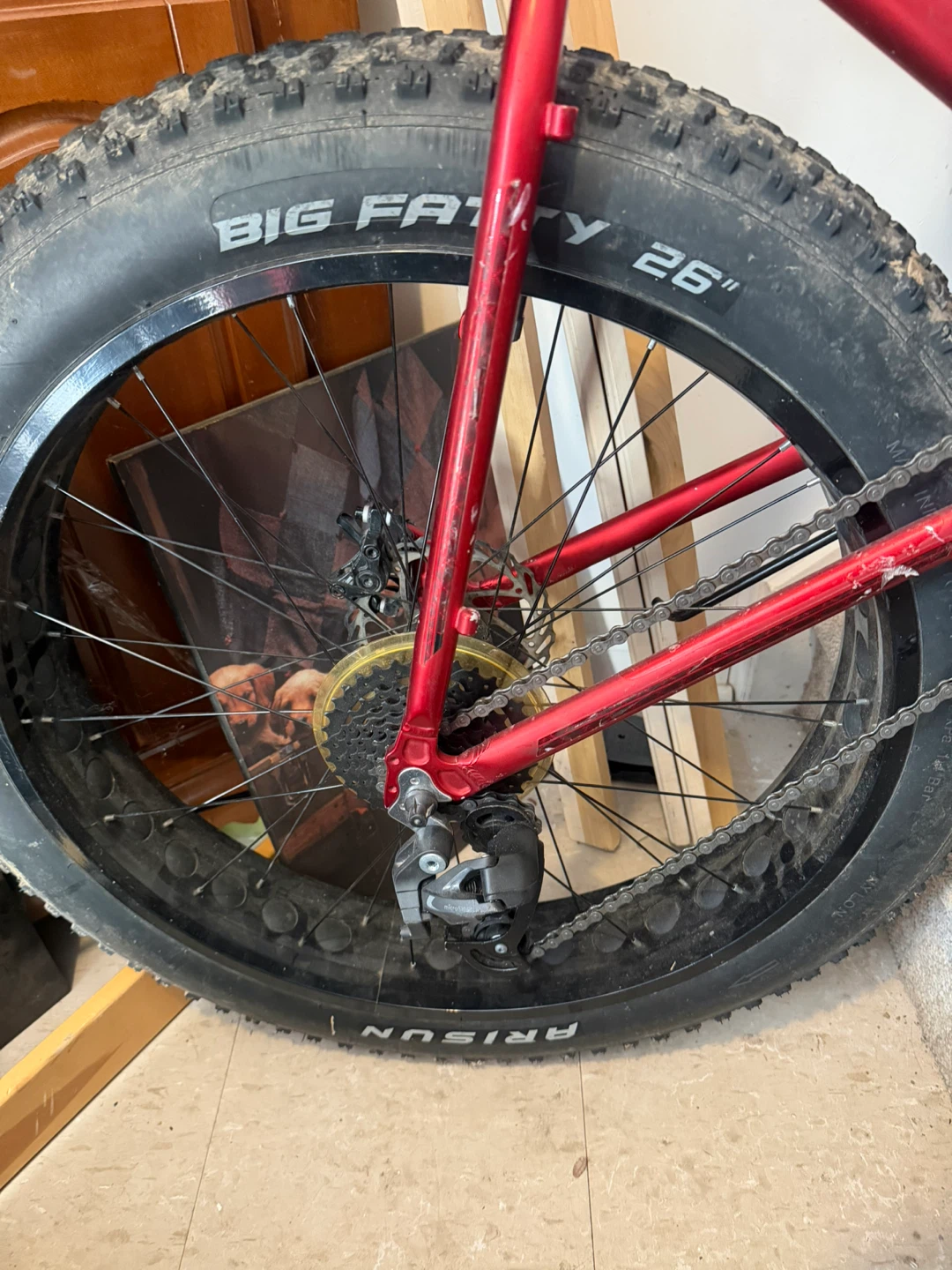 Red Fat Tire Mountain Bike - Big Fatty 26" - photo 2